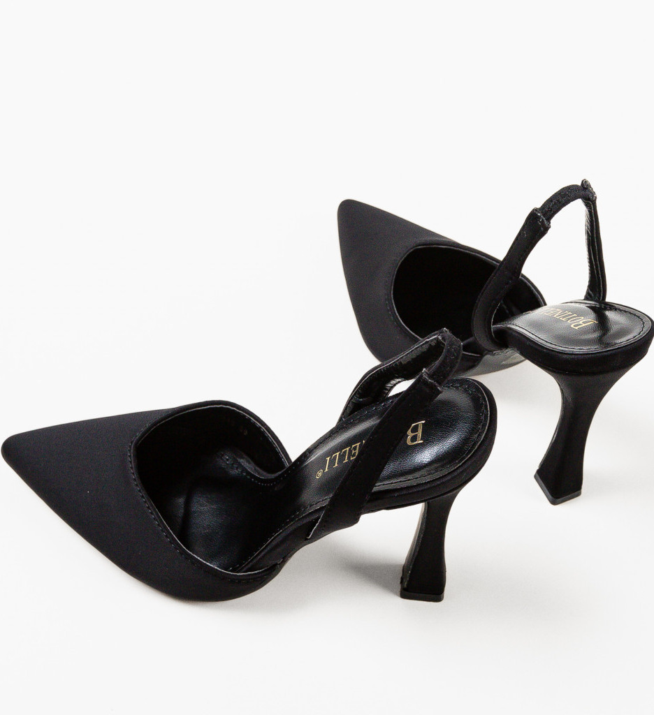 Pantofi cu toc Vanty Negri - Eleganță și Stil - imagine 8