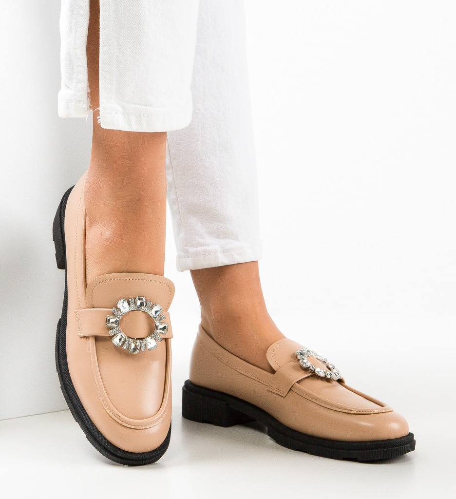 Pantofi Casual Dama Iezabel Bej - Confort & Stil