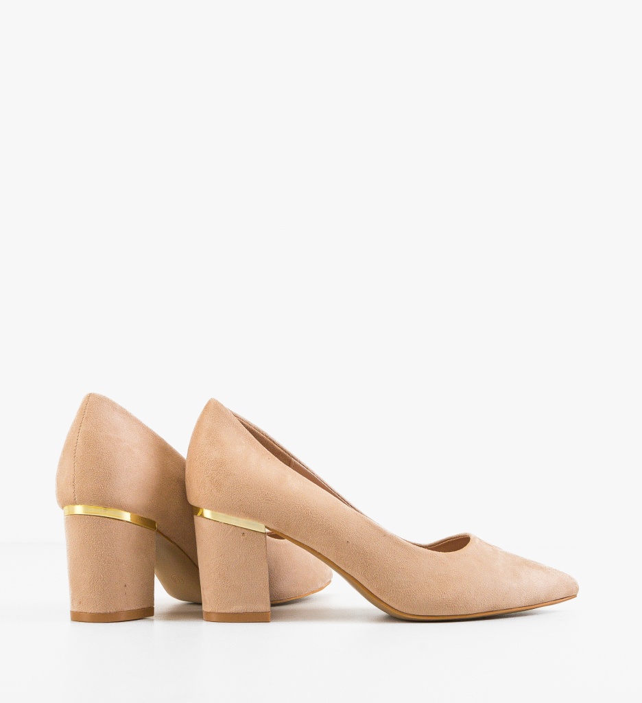 Pantofi Dama Michi Bej | Eleganți și Confortabili - imagine 3