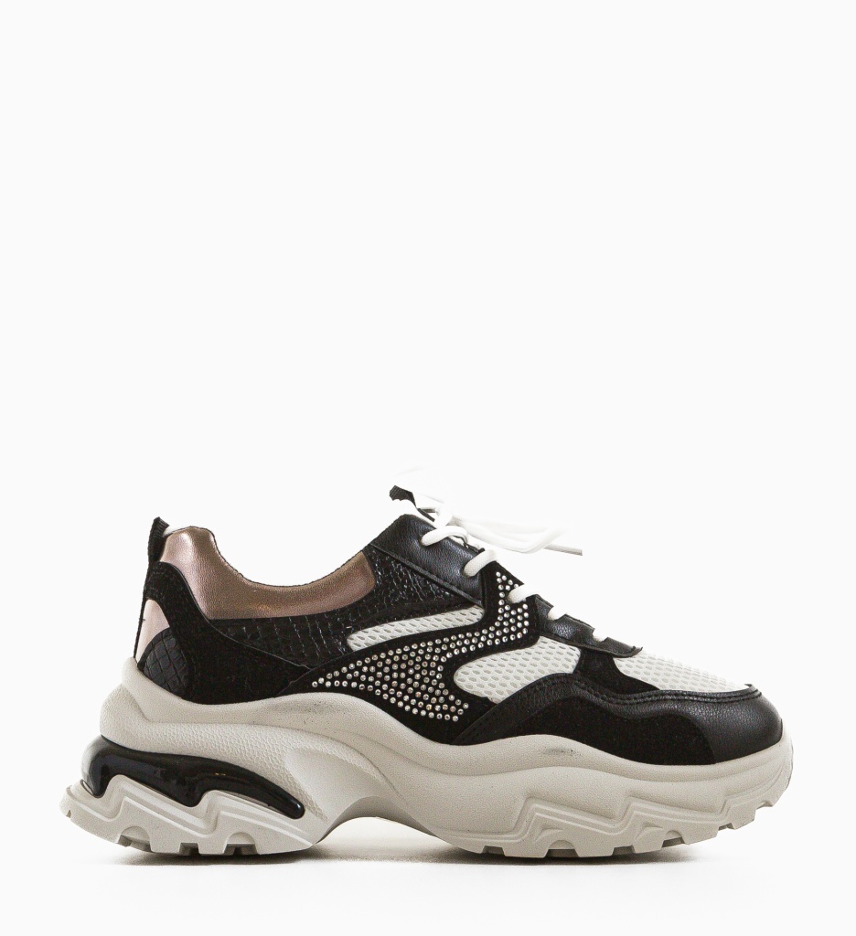 Sneakers Dama Leonarda Negri - Confort și Stil