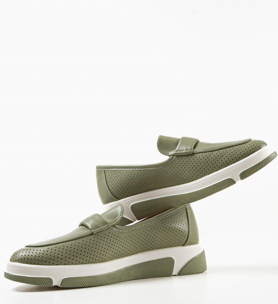 Pantofi Casual Gerta Verzi | Confort & Stil Modern