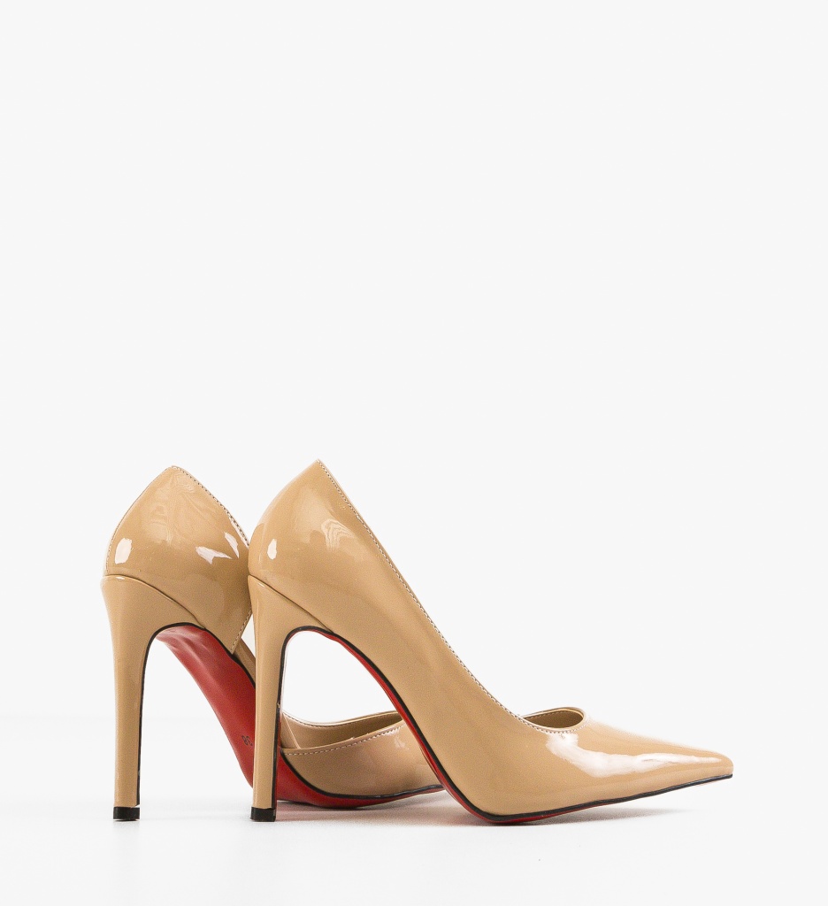 Pantofi Stiletto Trynet Nude | Eleganți și Moderni - imagine 4