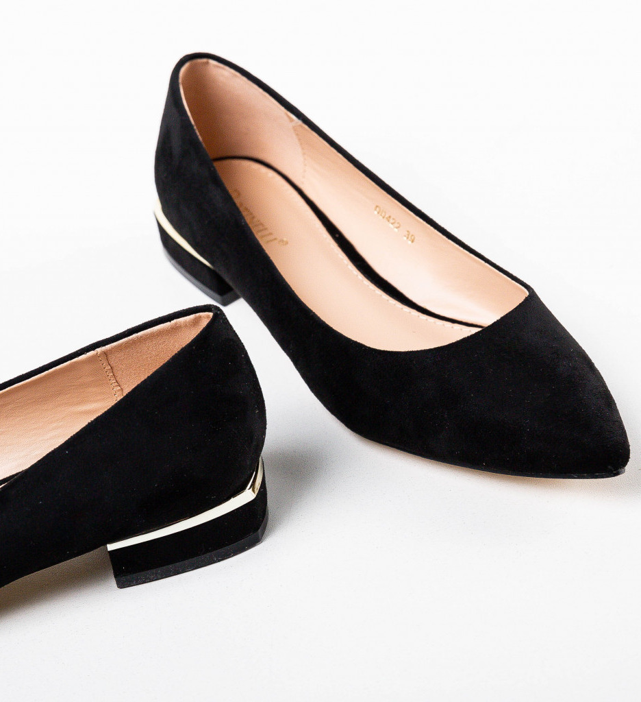 Pantofi Dama Depere Negri Eleganți - imagine 6