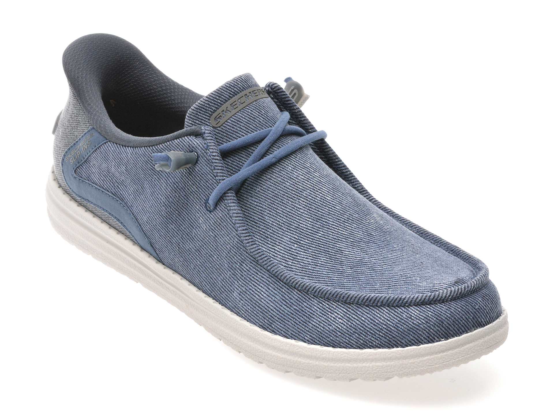 Mocasini Skechers Melson Albastru - Confort & Stil - imagine 2