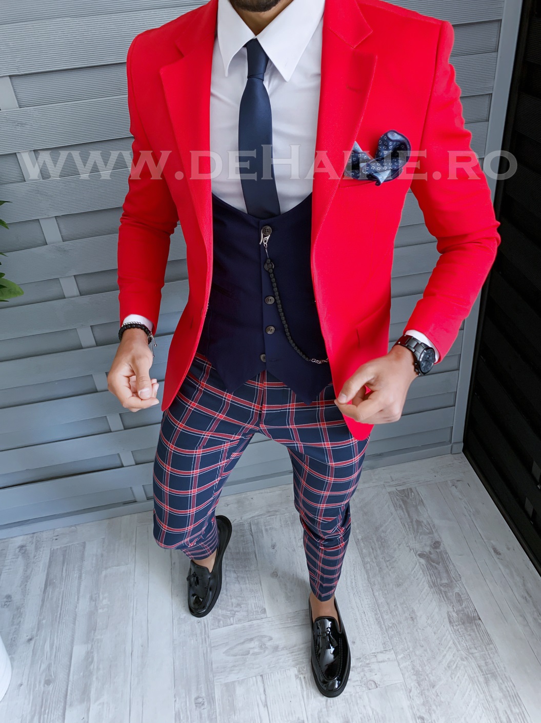 Ținută Bărbați Smart Casual Eleganta Slim Fit