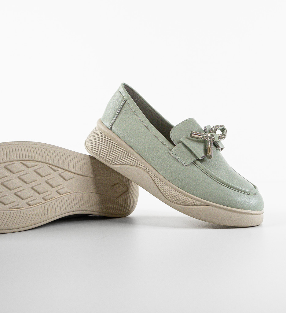 Pantofi Casual Dama Eacona Verzi | Confort și Stil