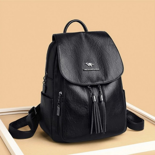 Rucsac dama Bailini Amanda GT555, negru, practic si elegant - imagine 3