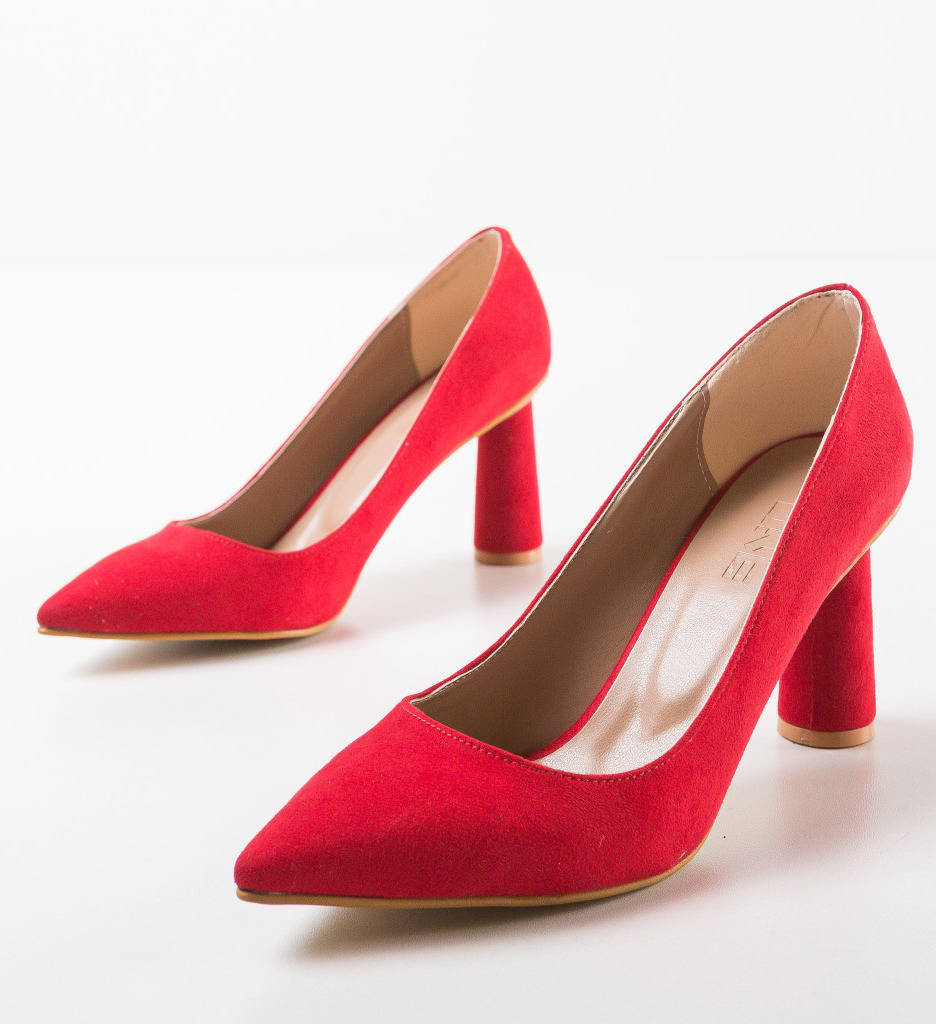 Pantofi Alogolo Rosii cu Toc - Eleganță Maximă - imagine 7