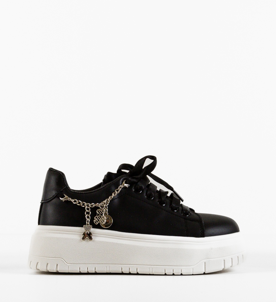 Sneakers Dama Vergast Negri - Confort și Stil - imagine 5