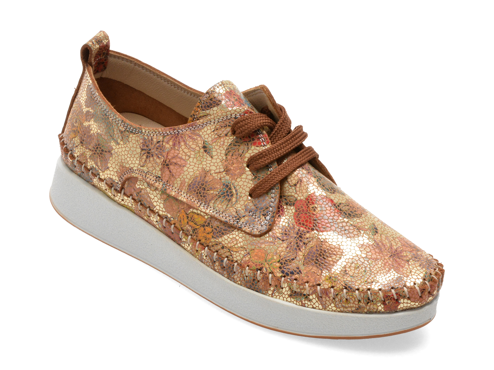 Pantofi Flavia Passini multicolor din piele naturală