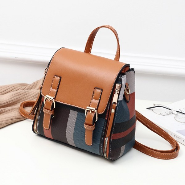 Geanta dama Pfy Dalia GT571 multicolor, transformabila in rucsac - imagine 2