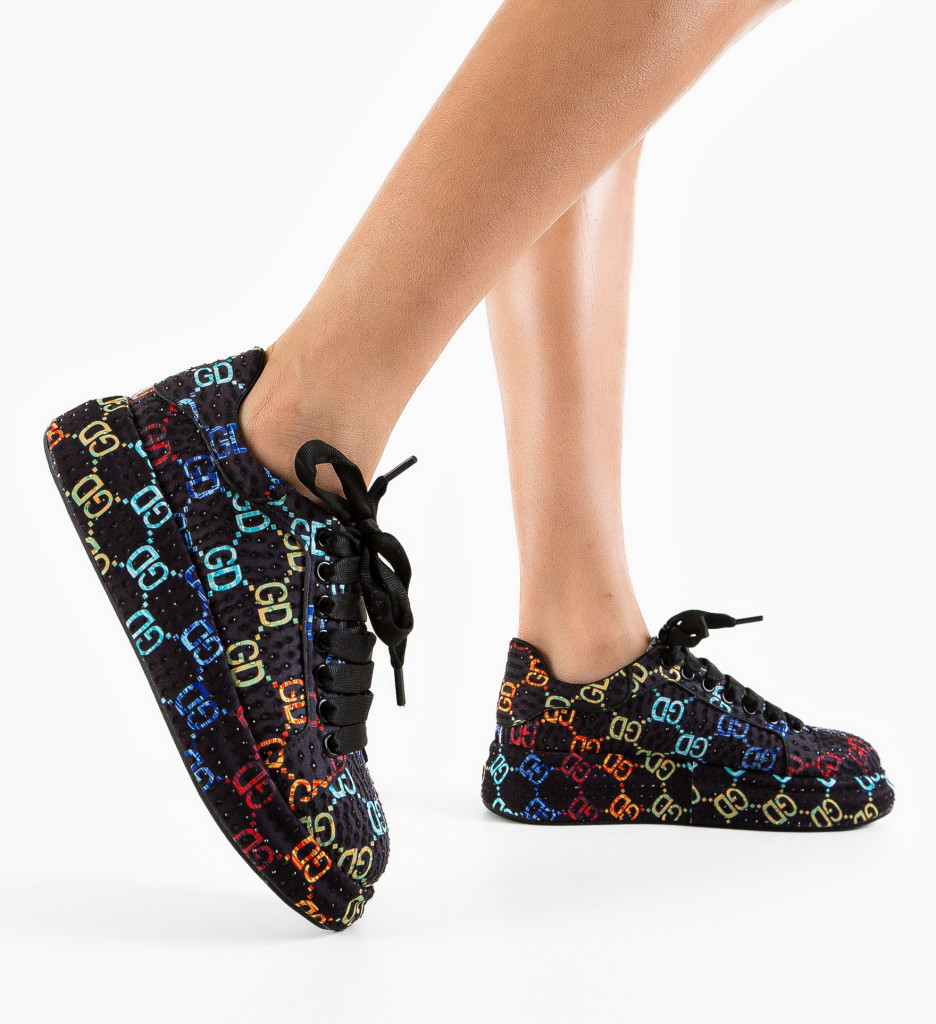 Sneakers Dama Zima Negri - Confort și Stil - imagine 3