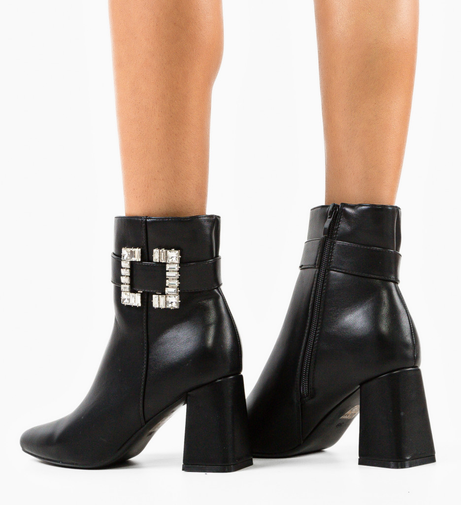 Botine Dama Dillon Negre - Eleganță și Confort - imagine 4