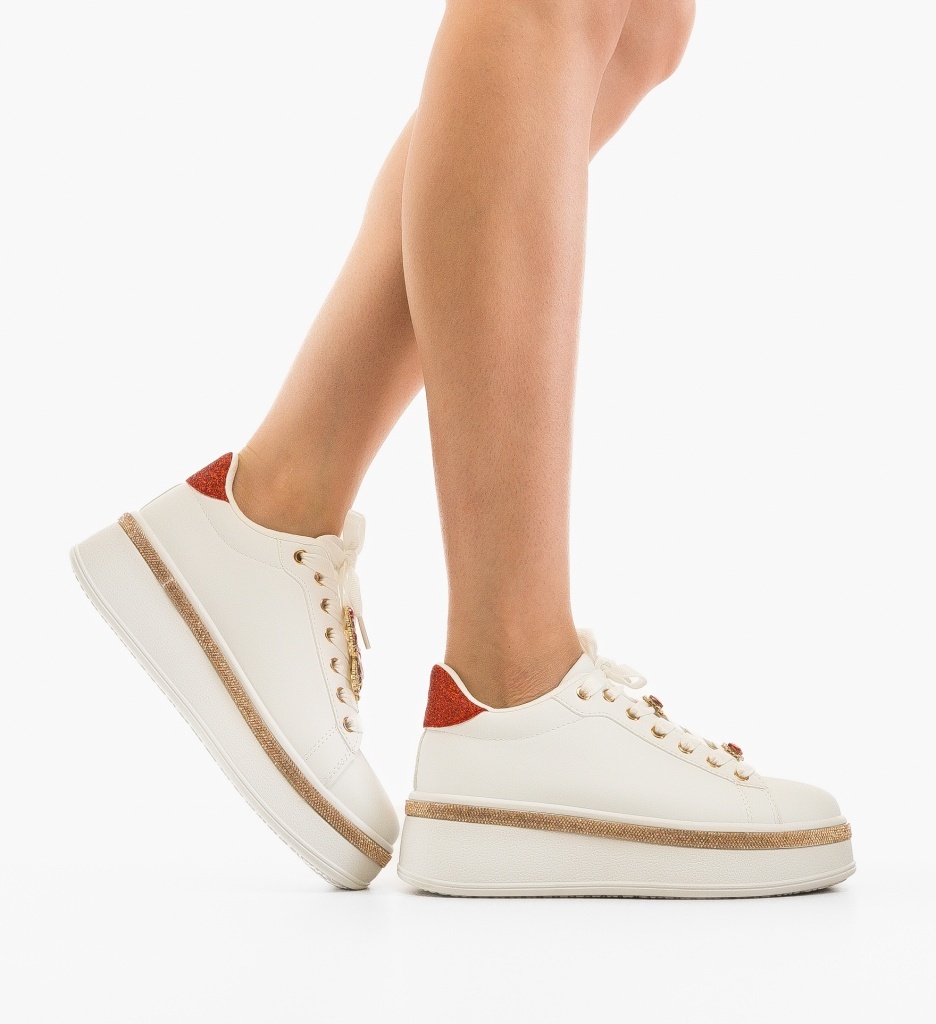 Sneakers Dama Weland Rosii | Confort și Stil