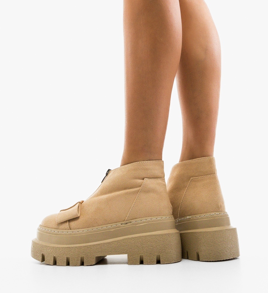 Pantofi Casual Parqua Bej 2 - Confort și Stil Zilnic - imagine 2