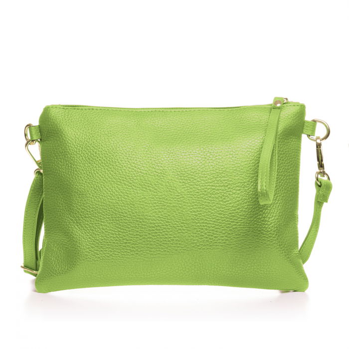Geanta Crossbody Verde Praz Piele Naturala | Shopika
