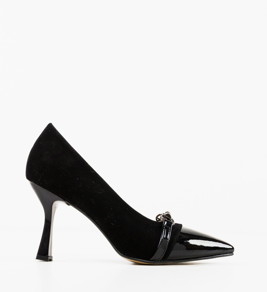 Pantofi cu Toc Bentle Negri | Eleganță și Stil - imagine 6