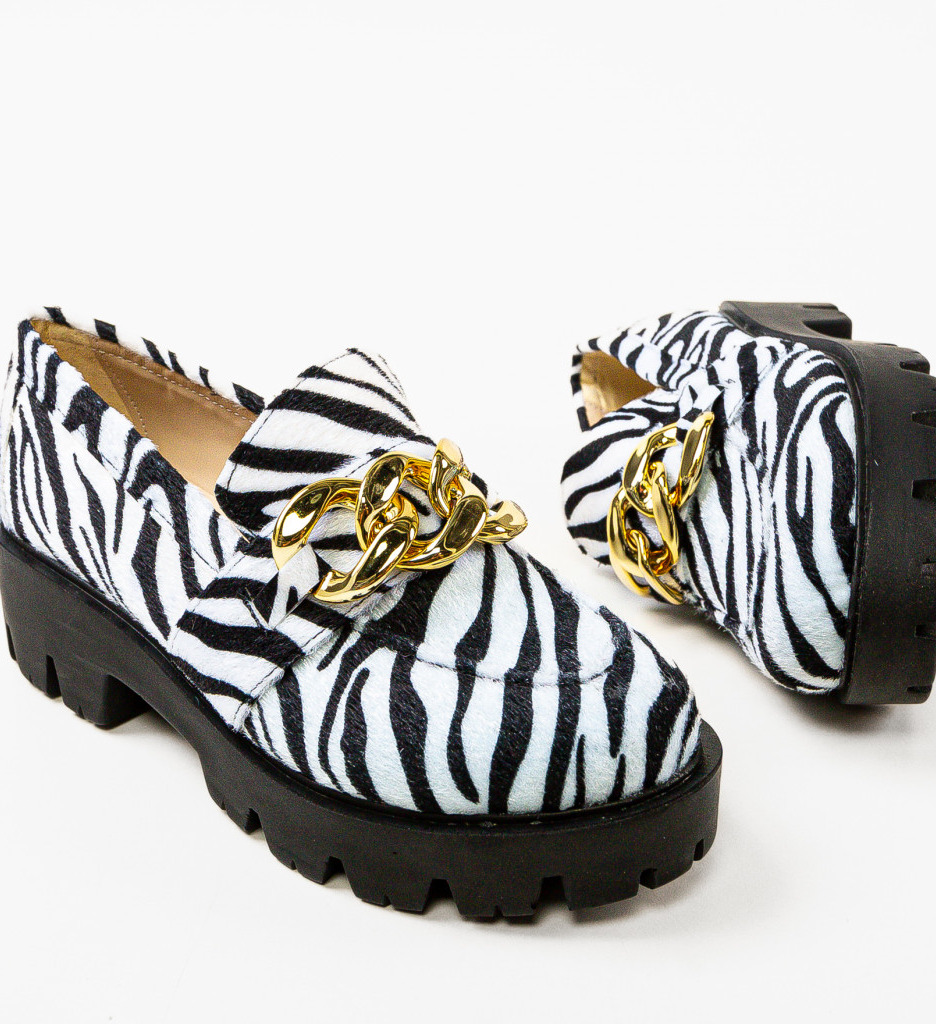 Pantofi Casual Dama Gely Zebra | Stil Unic - imagine 6