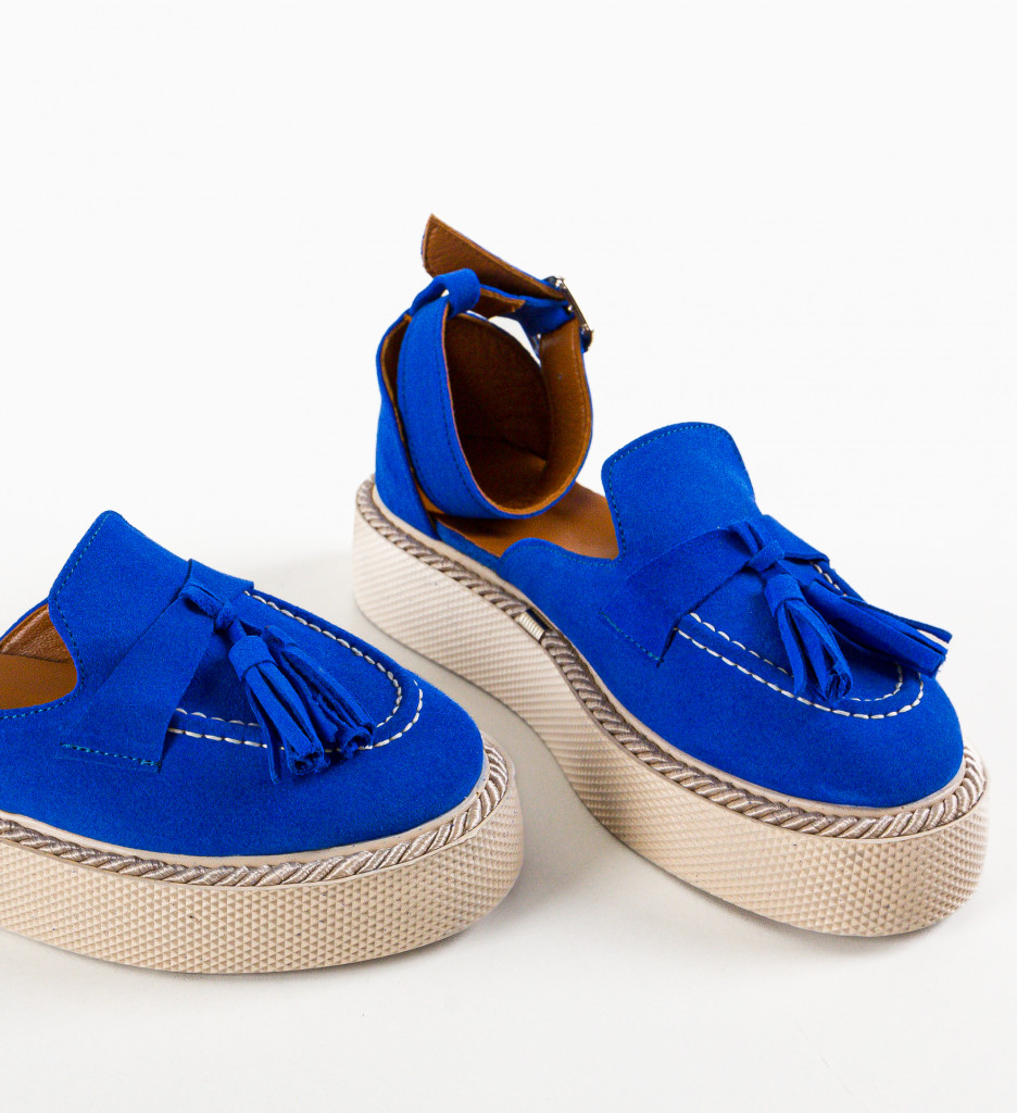 Pantofi Casual Cestus Albastri - Confort Zilnic - imagine 5
