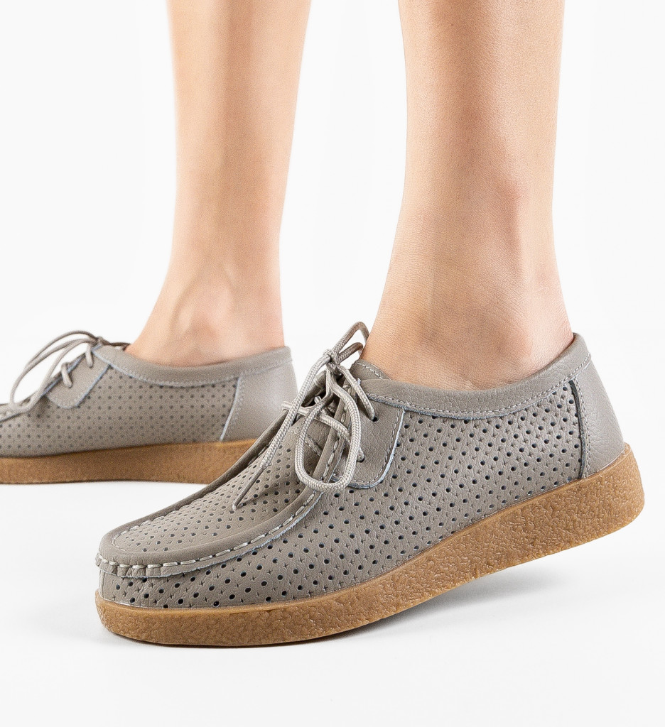 Pantofi Casual Yorker Gri - Confort și Stil - imagine 5