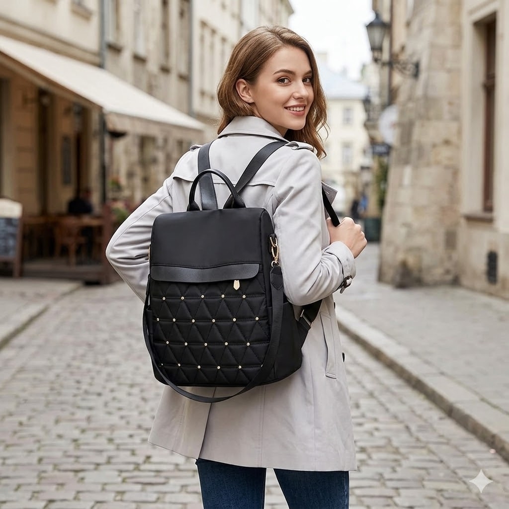 Rucsac Dama Delis Cleodora GT2615 Antifurt - imagine 2