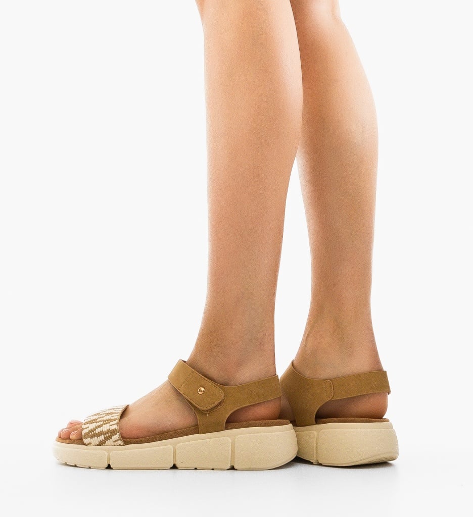 Sandale Dama Feciulia Khaki | Confort și Stil