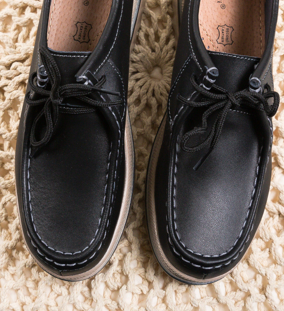 Pantofi Casual Sag Negri - Confort Zilnic - imagine 4