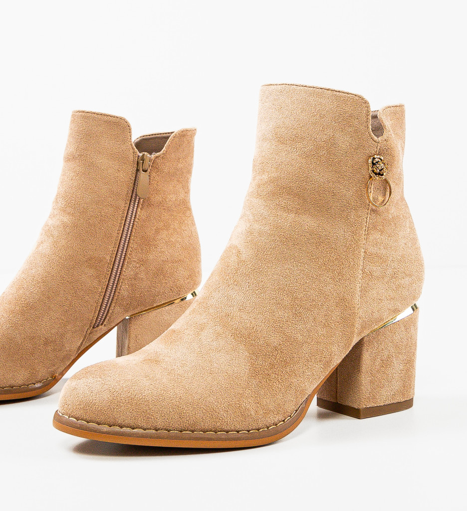 Botine Dama Reuben Khaki - Eleganță și Confort - imagine 5