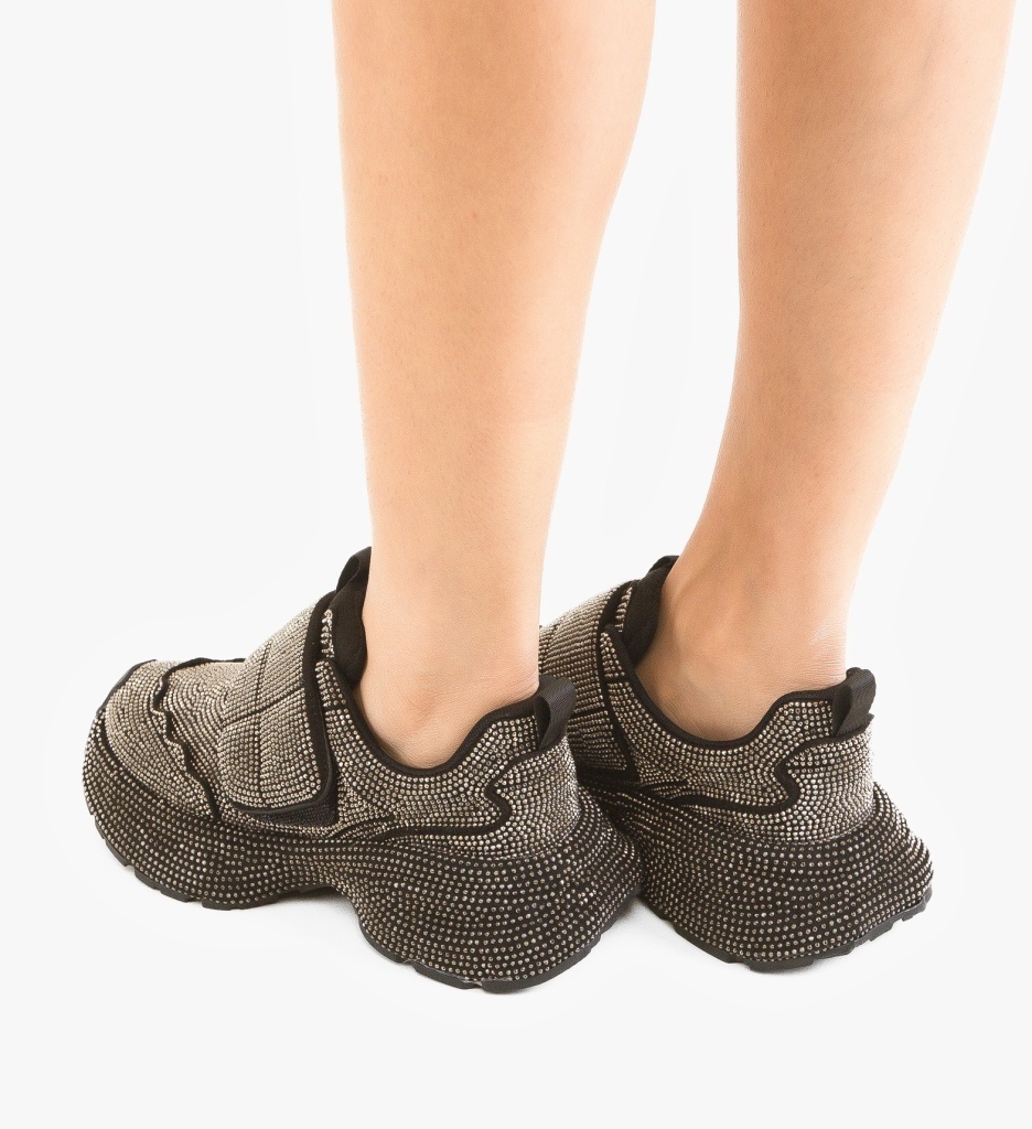 Sneakers Dama Tanba Negri | Stil Urban Confortabil - imagine 5