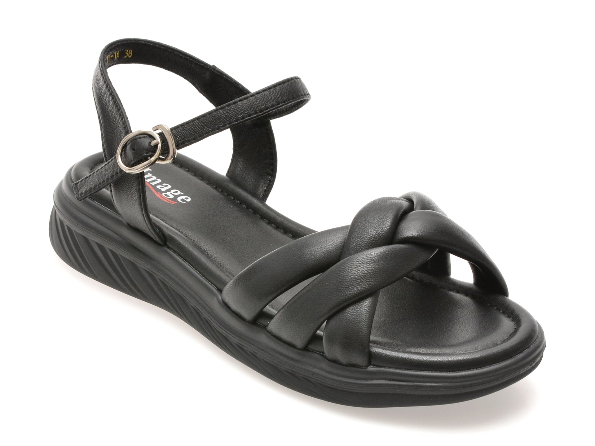 Sandale Image Negre - Eleganță Piele Naturală