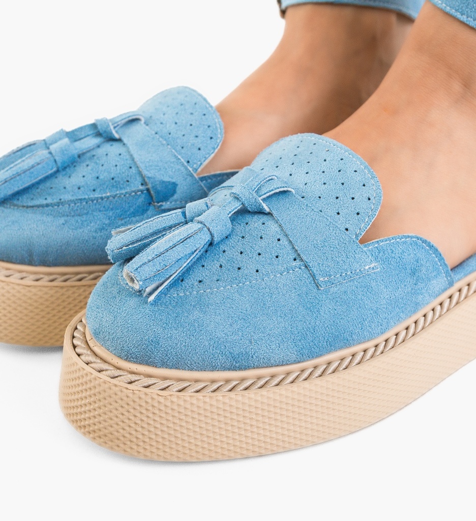 Pantofi Casual Kastor Albastri 2 | Confort Zilnic - imagine 3