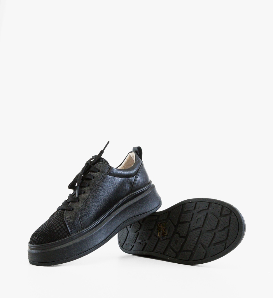 Pantofi Casual Priki Negri – Eleganță și Confort Zilnic - imagine 4