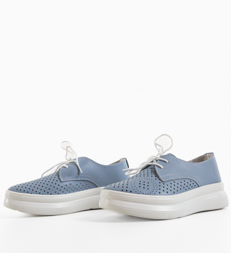 Pantofi Casual Alannah Albastri - Confort și Stil - imagine 5