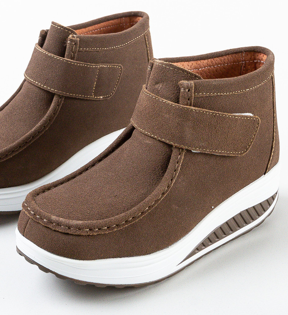 Pantofi Casual Misha Khaki - Confort și Stil - imagine 6