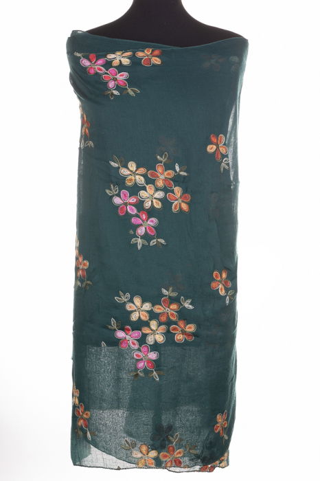 Esarfa Shopika Floral Brodata | Eleganta Naturala