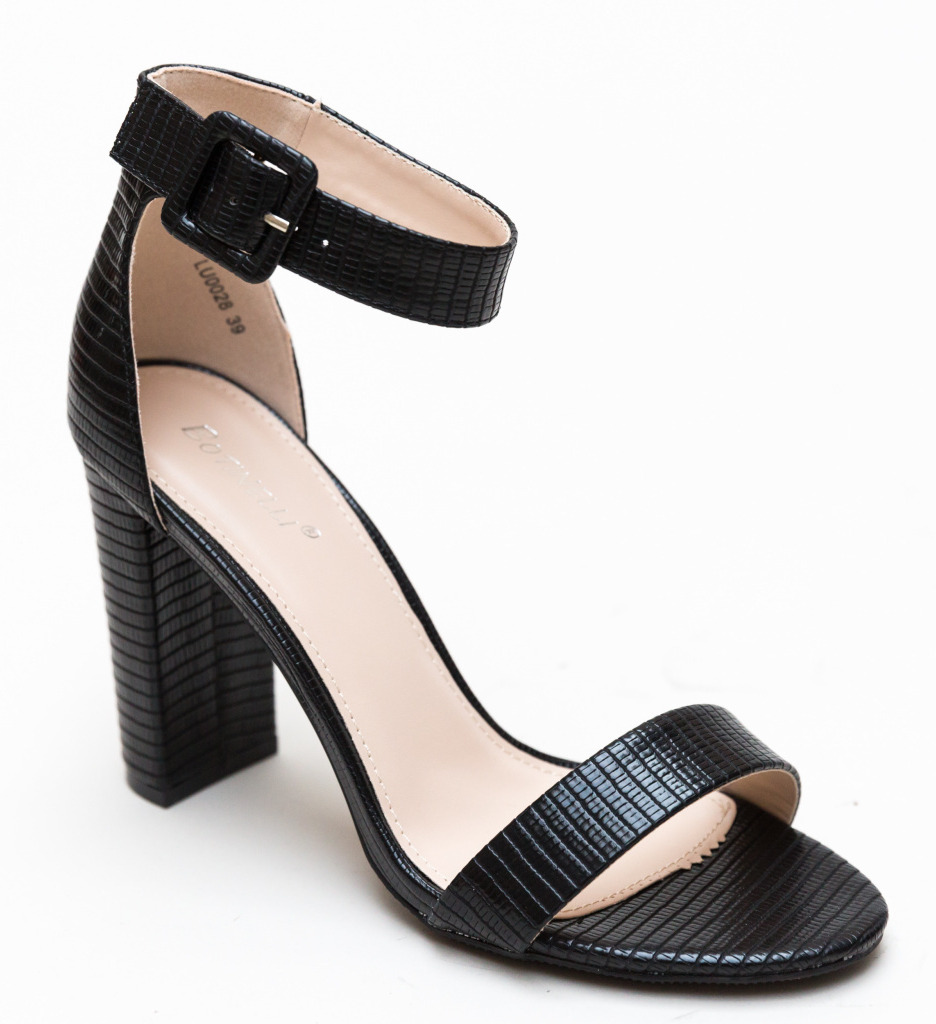 Sandale Finegan Negre - Eleganță și Stil - imagine 5