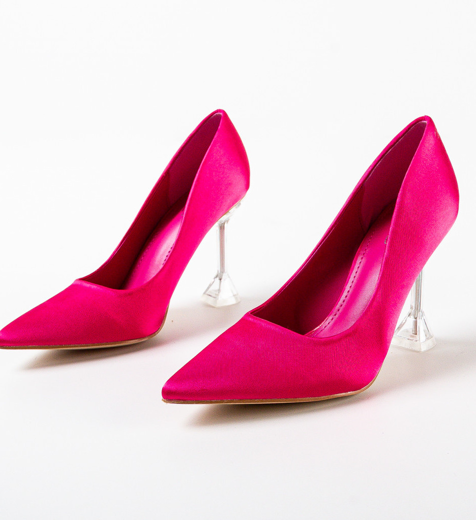 Pantofi Luso Fuchsia cu Toc Eleganți - imagine 6