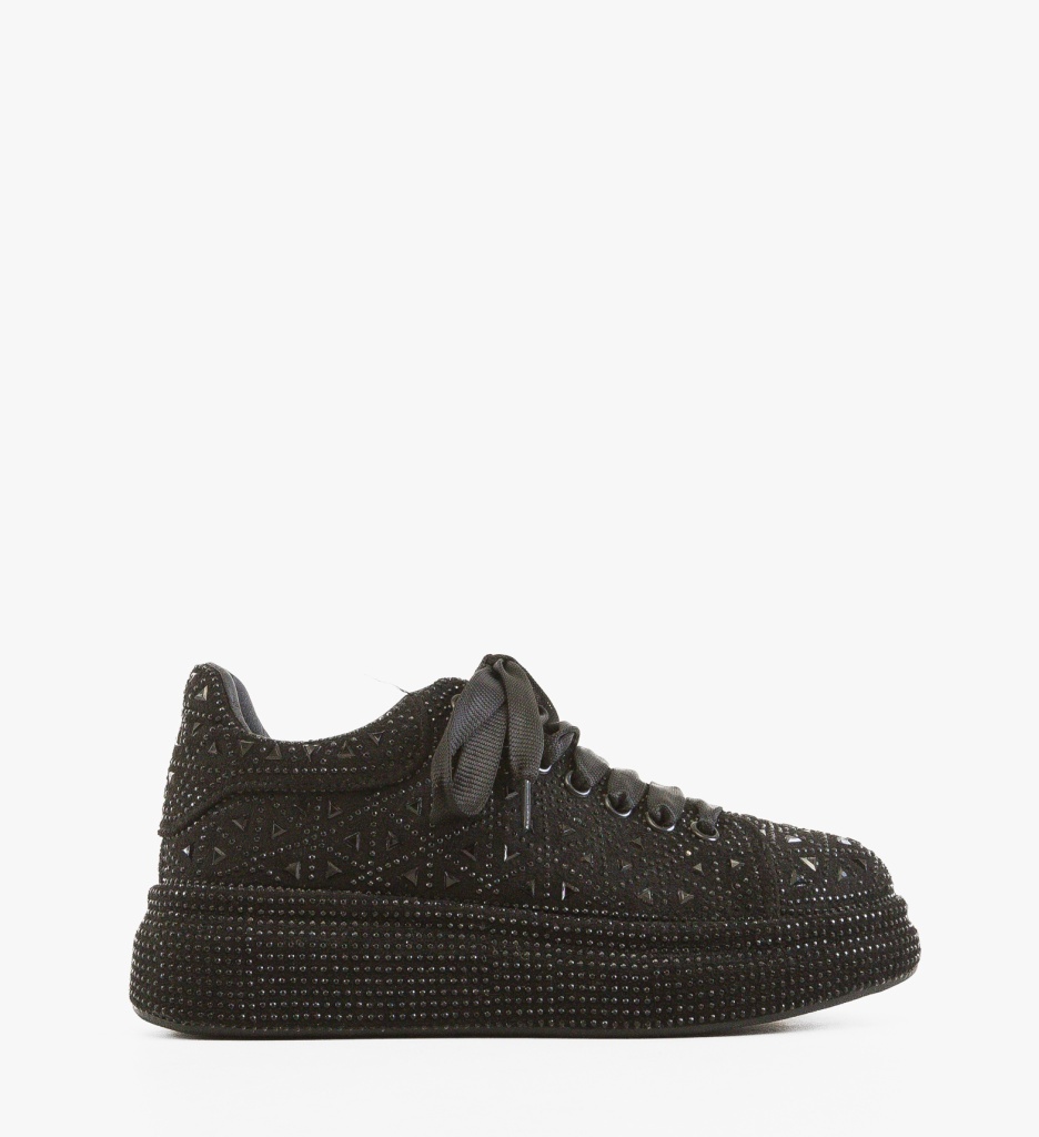 Sneakers Dama Renne Negri | Confort și Stil Sport - imagine 6