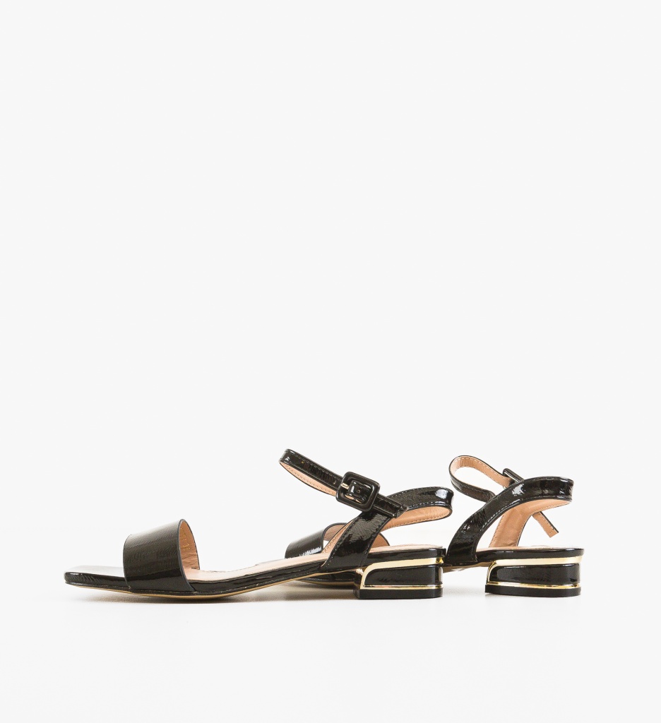 Sandale Luncama Negre - Eleganță și Confort - imagine 3
