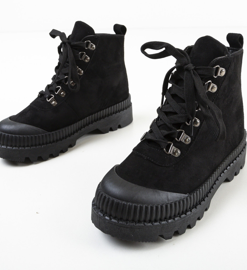 Ghete Abby Negre - Eleganță și Confort - imagine 5