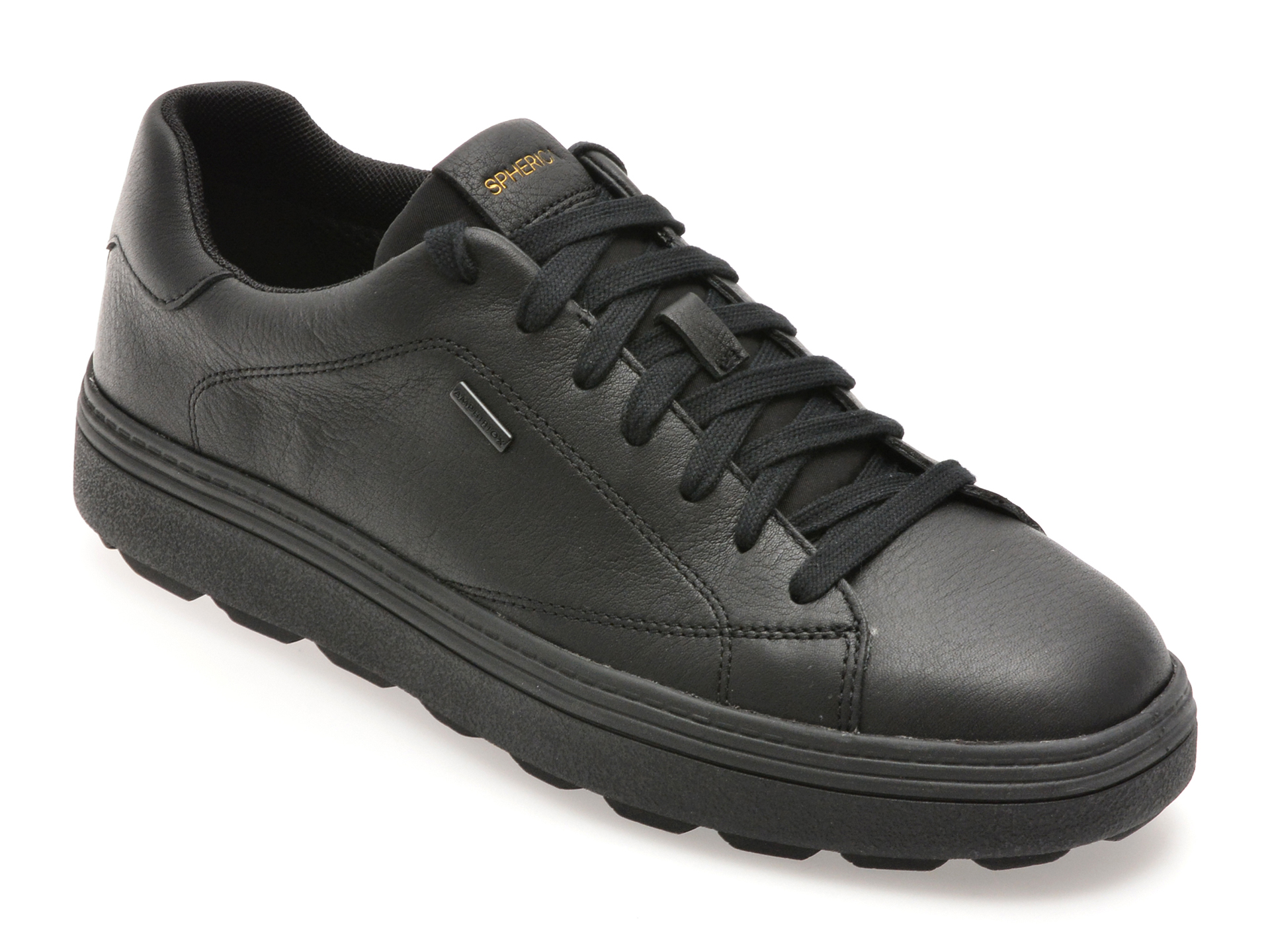 Pantofi Geox din Piele Respirabilă, Negru