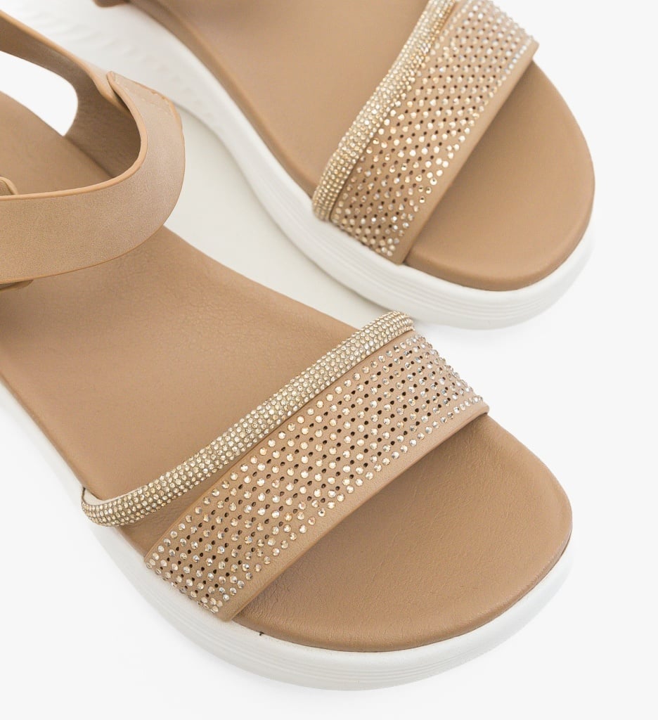 Sandale Dama Preton Khaki Elegante si Confortabile - imagine 5