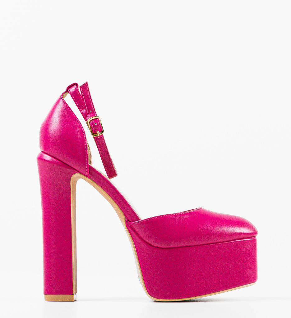 Pantofi cu Toc Fuchsia Lucas - Stil Remarcabil - imagine 5