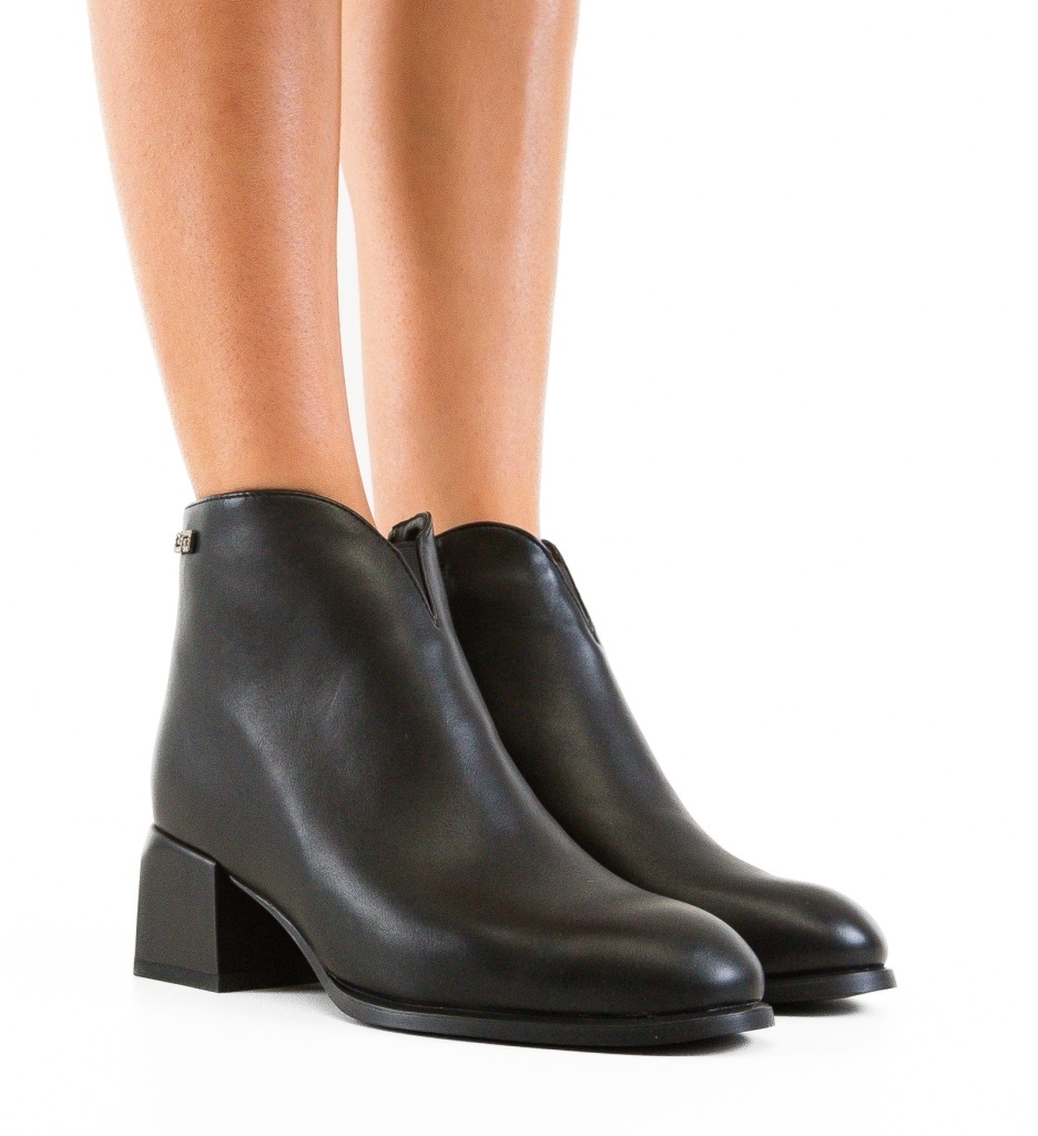 Botine Dama Olaj Negre - Eleganță Urbană
