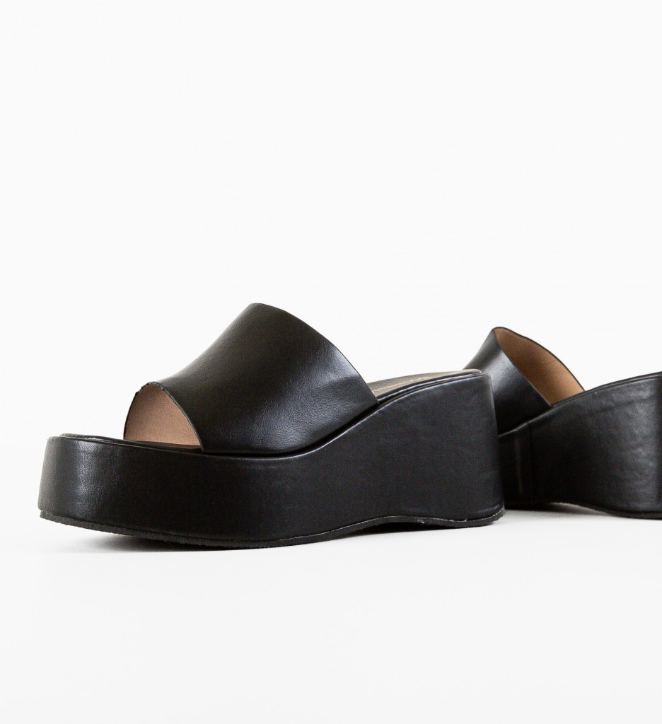 Papuci dama Haras Negri | Eleganță și Confort - imagine 5