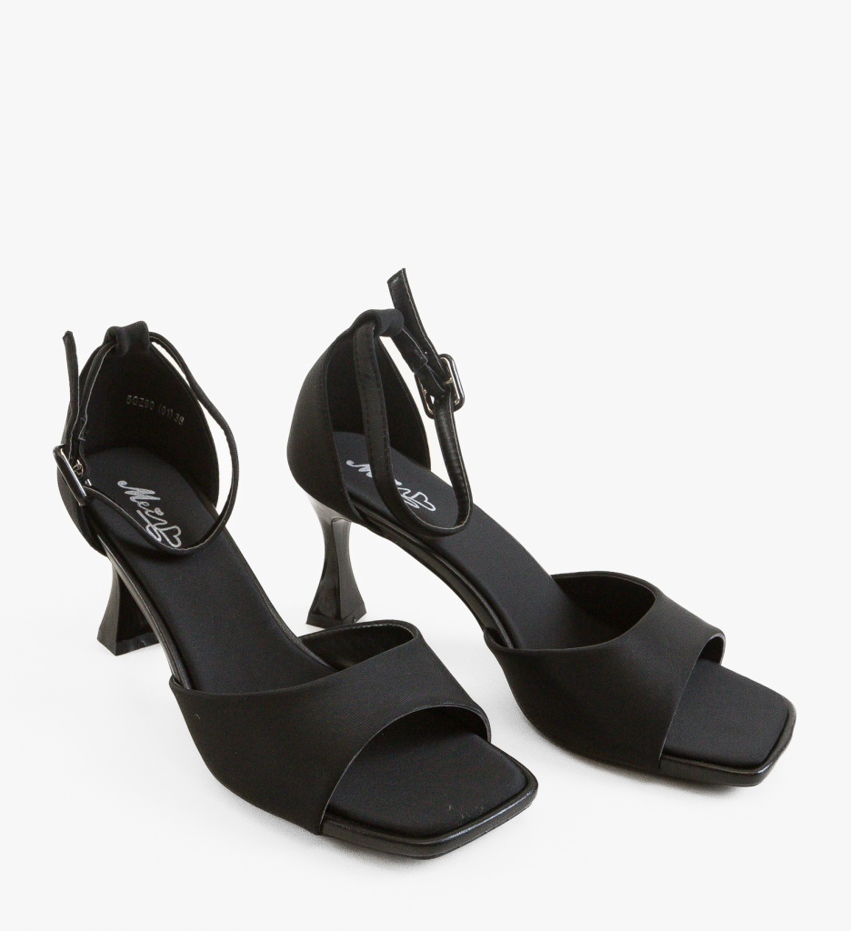 Sandale cu toc Gayt Negre - Eleganță și Stil - imagine 4