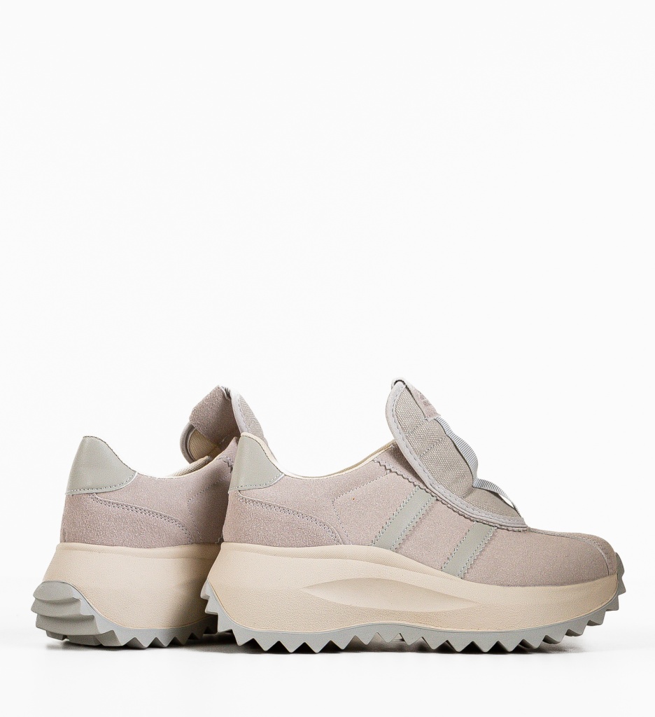 Sneakers Dama Yeasy Gri | Confort și Stil - imagine 5