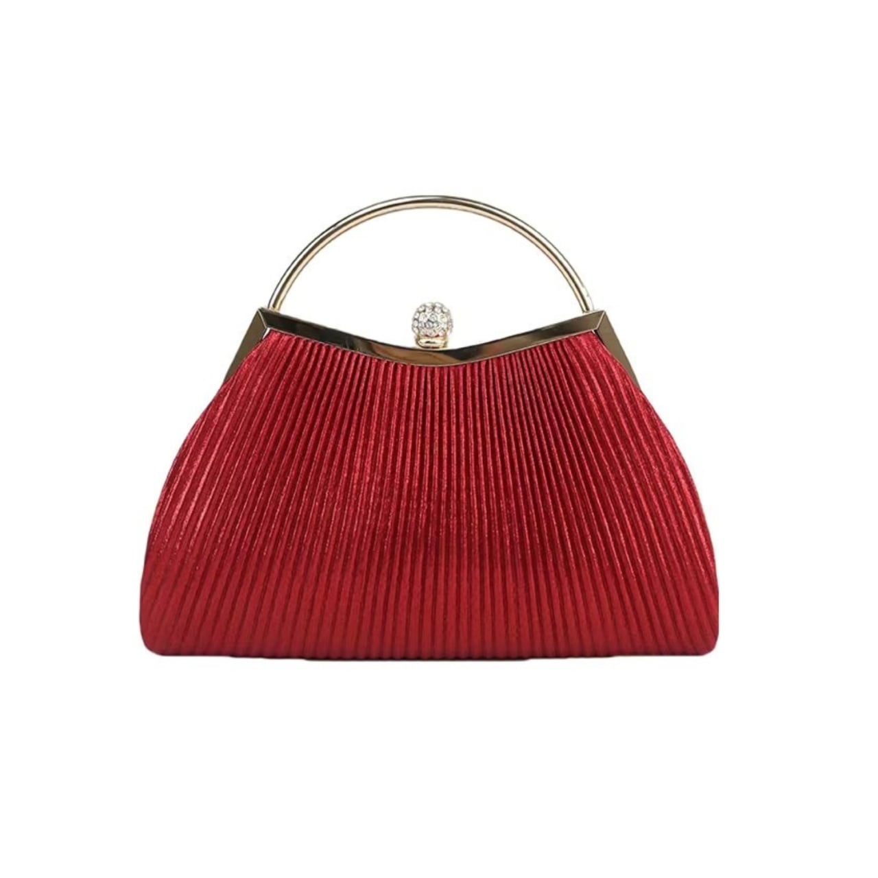 Geanta Ocazie Rosu Delis | Clutch Elegant Detasabil