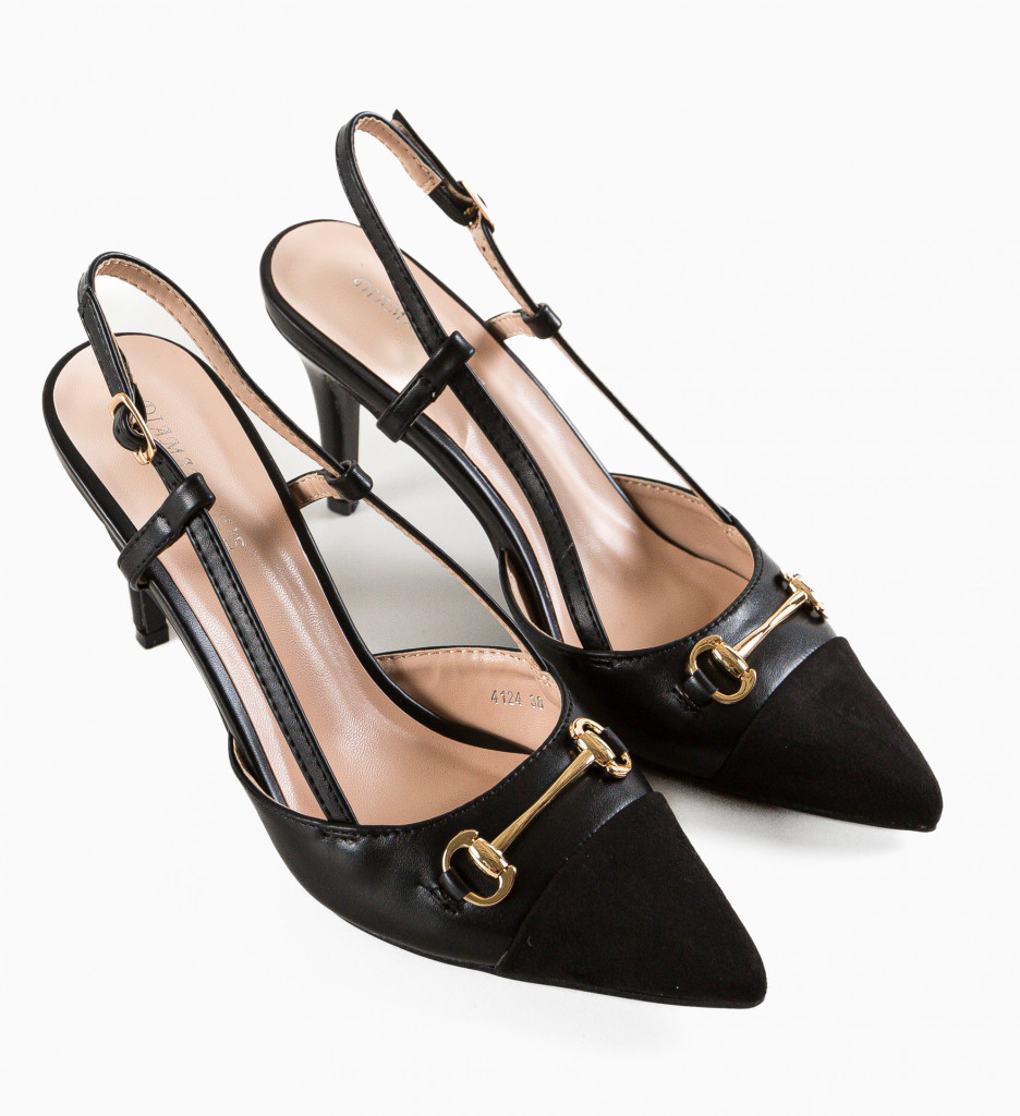 Pantofi Dama Negri cu Toc - Eleganți și Moderni - imagine 8