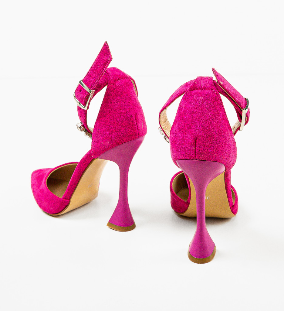 Pantofi cu Toc Fuchsia Kobe | Stil Vibrant - imagine 6